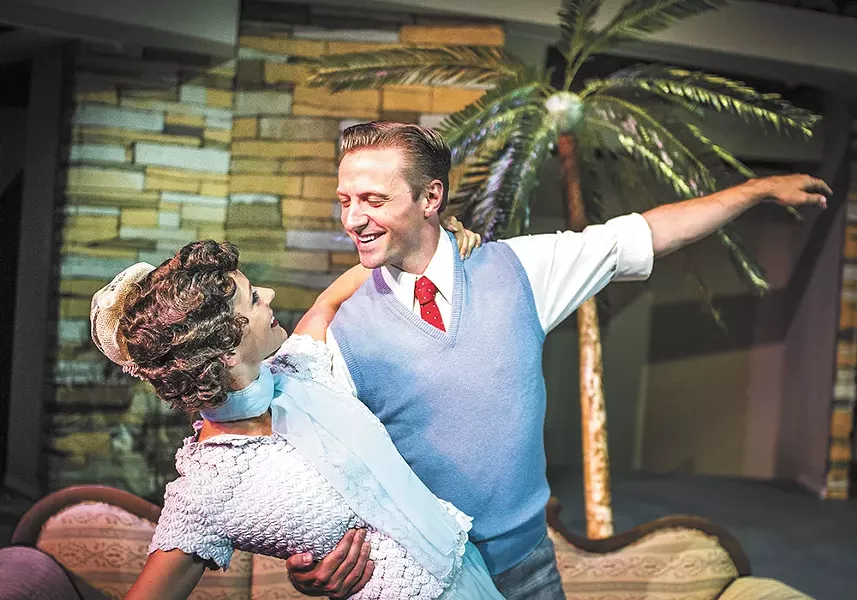 Mallory King and John David Scott star in Singin' in the Rain. - BRETT FONTANA
