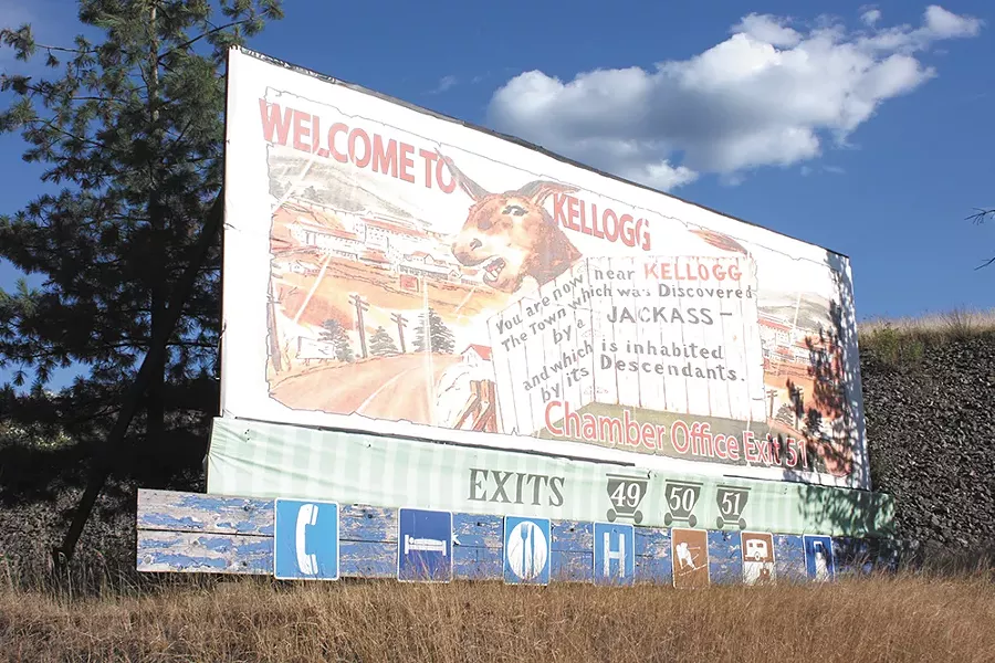 The town motto: "Founded by a jackass and inhabited by his descendants." - LAURA JOHNSON