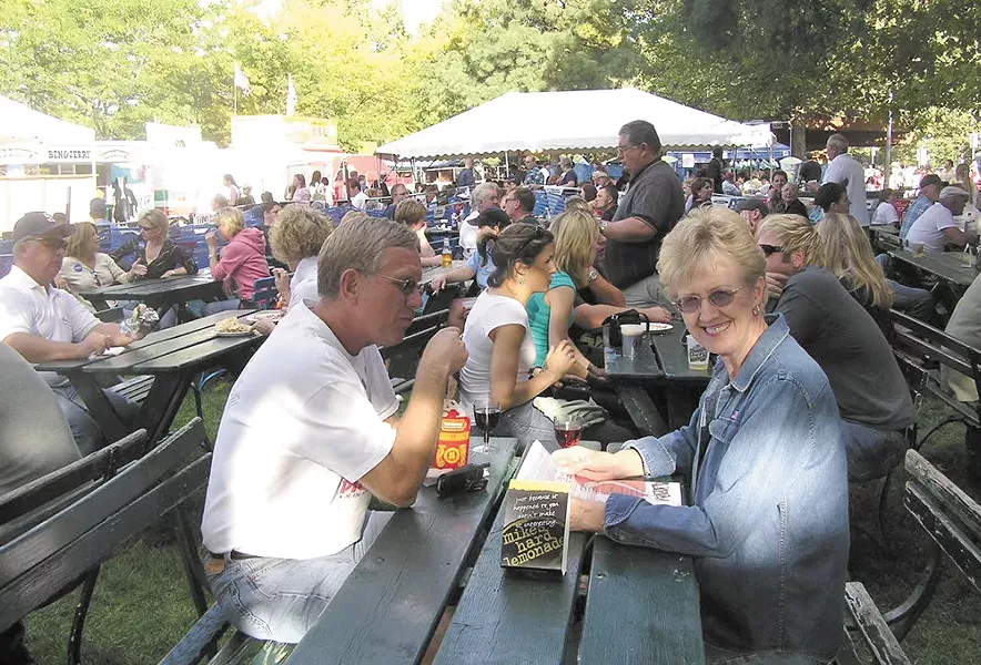 The crowds, and the portions, are big at Pig Out in the Park.