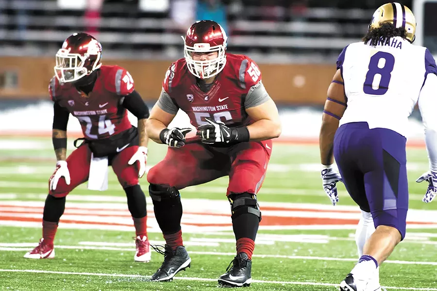 Joe Dahl played his high school ball at University High in Spokane Valley before heading to Montana and eventually landing at WSU.