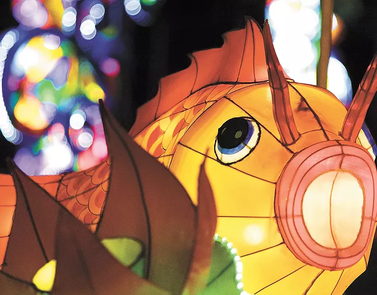 Wildlife plays a prominent role in the festival displays. - YOUNG KWAK