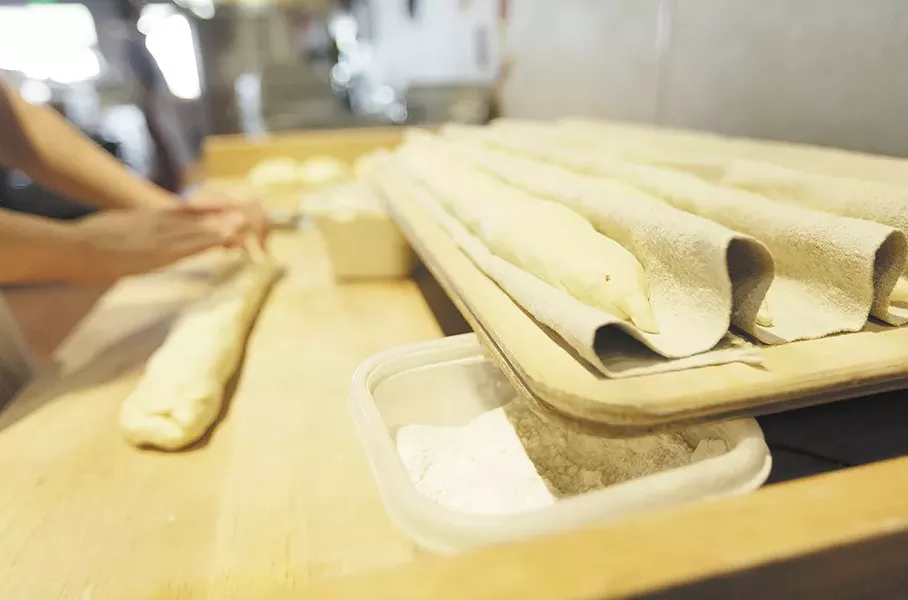 The beginnings of baguettes at Central Food. - YOUNG KWAK