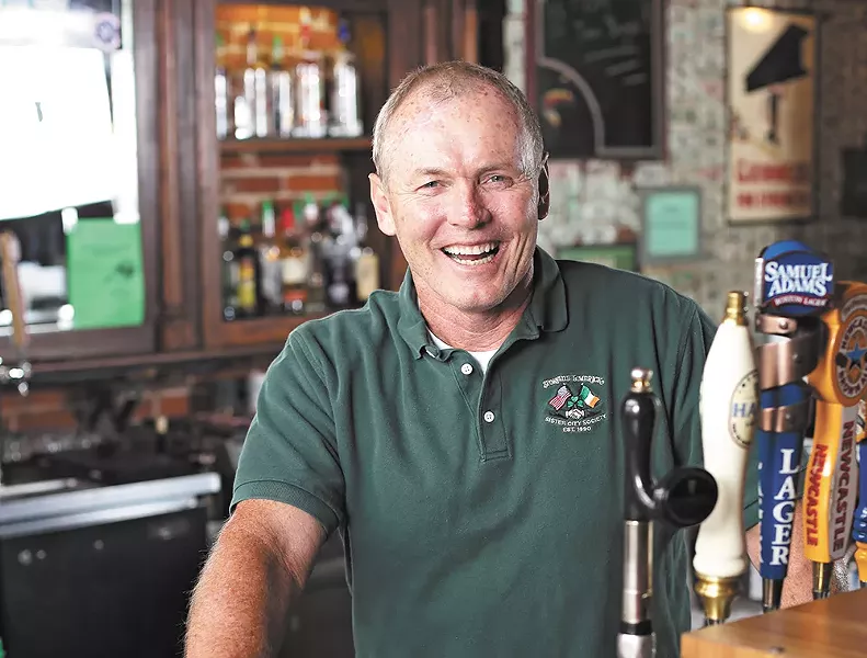 Owner Tim O'Doherty at O'Doherty's Irish Grille - YOUNG KWAK
