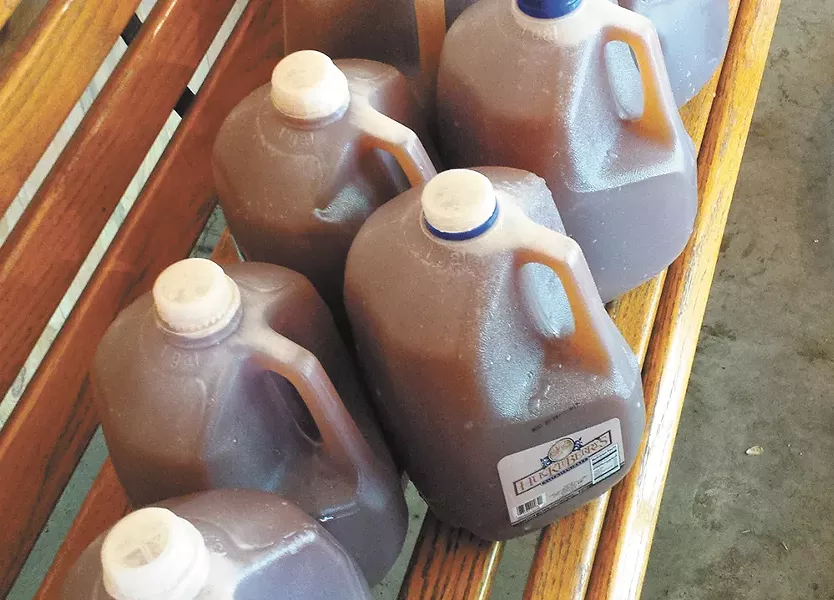 Bring your own jugs to take home the fruits of your labor. - DAN NAILEN