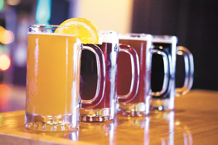 The beer lineup at Scotty's. - KIRSTEN BLACK