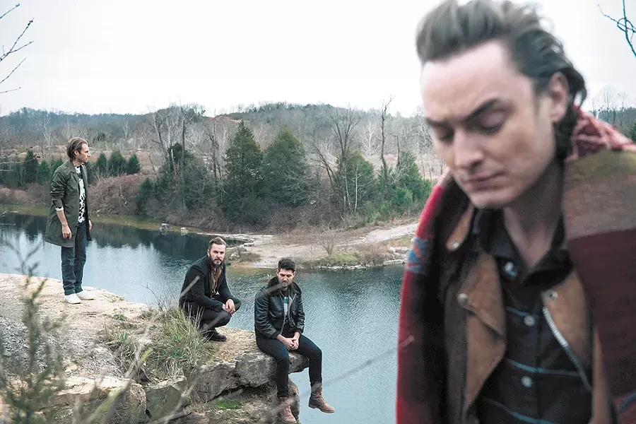 Civil Twilight enjoys touring around their adopted country, especially stopping at bodies of water to think deeply.