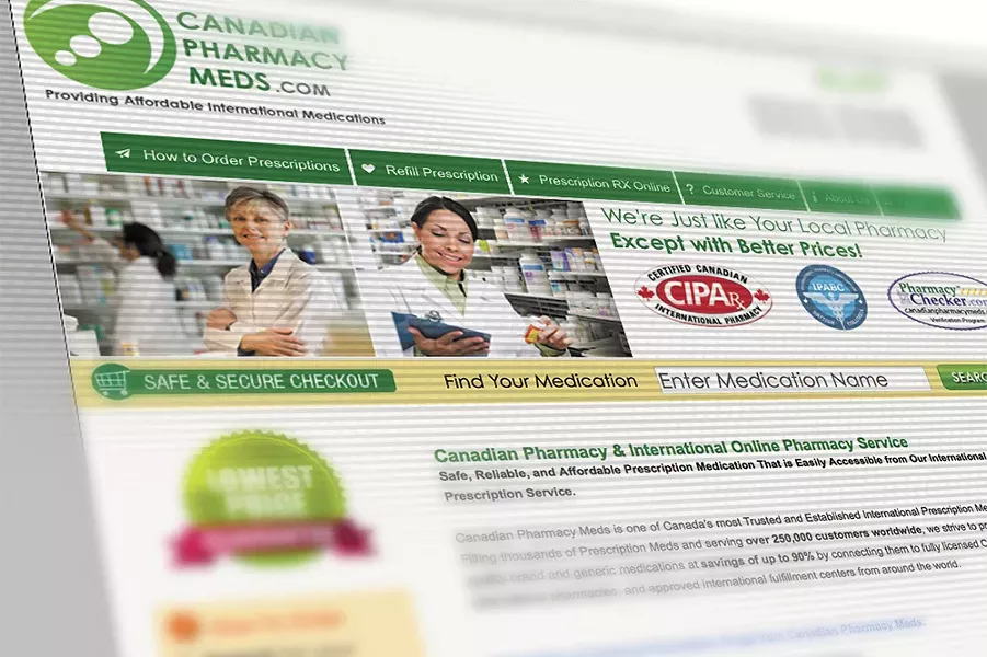 Patients still need a prescription to order from websites like canadianpharmacymeds.com
