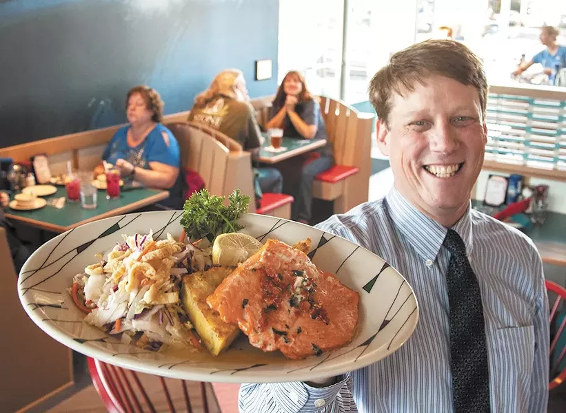 The food and service at Anthony’s Beach Cafe - ASHLEY TOMLINSON