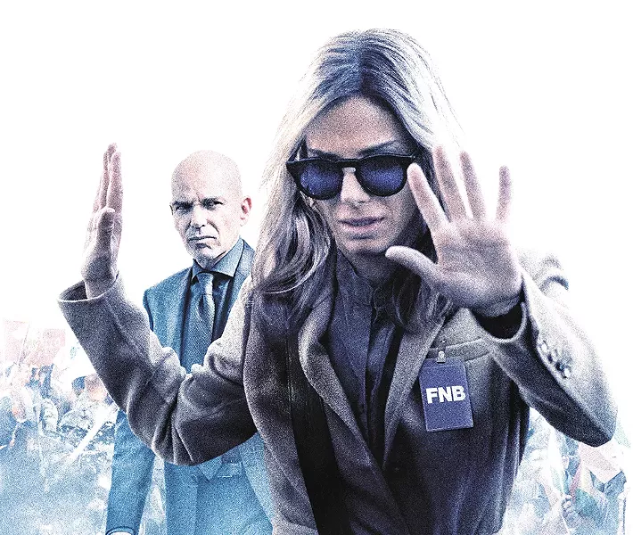 Sandra Bullock and Billy Bob Thornton face off in Our Brand Is Crisis.