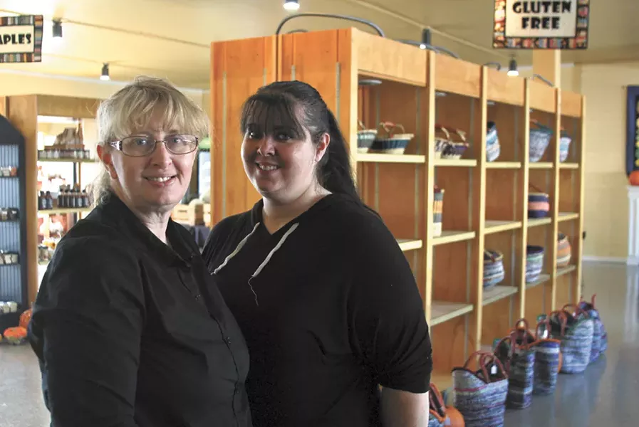 Marketplace owner Lori Musgrave (left) and her daughter, Holly, the store's manager. - QUINN WESTERN