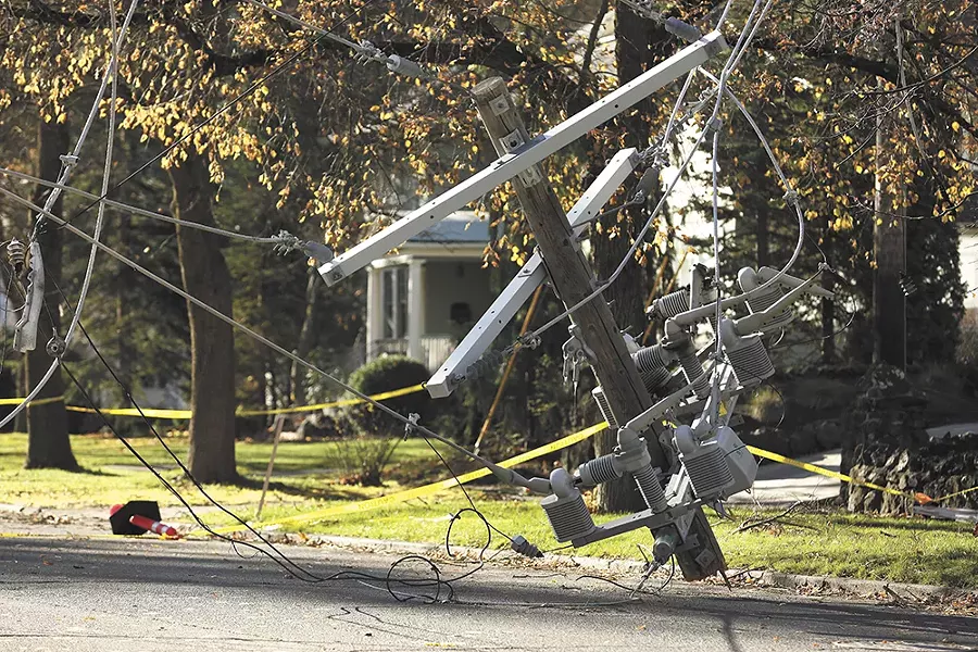 An estimated 250,000 customers initially lost power. - YOUNG KWAK