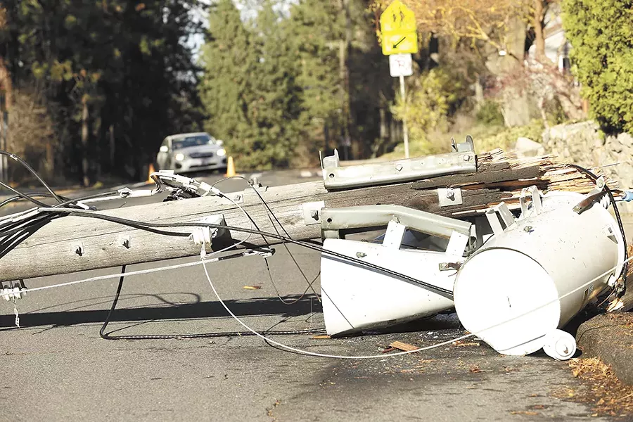 Linemen struggled to work with what Avista called a disaster of historic proportions. - YOUNG KWAK