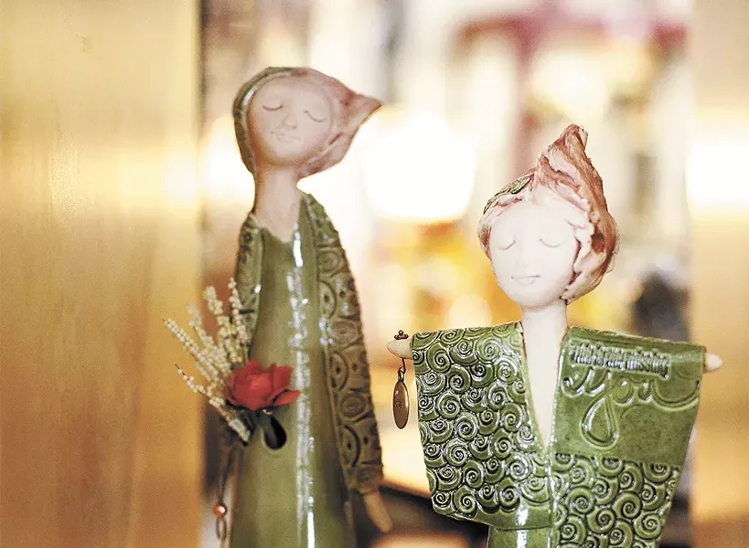 Sculptures by Spokane Artist Sheri Ritchie on display at New Moon Gallery. - YOUNG KWAK