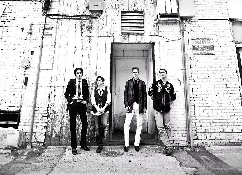 FROM LEFT: Jamie Frost, Cameron Smith, Kevin Cameron and Bill Barrington of local act Silver Treason. - KRISTEN BLACK