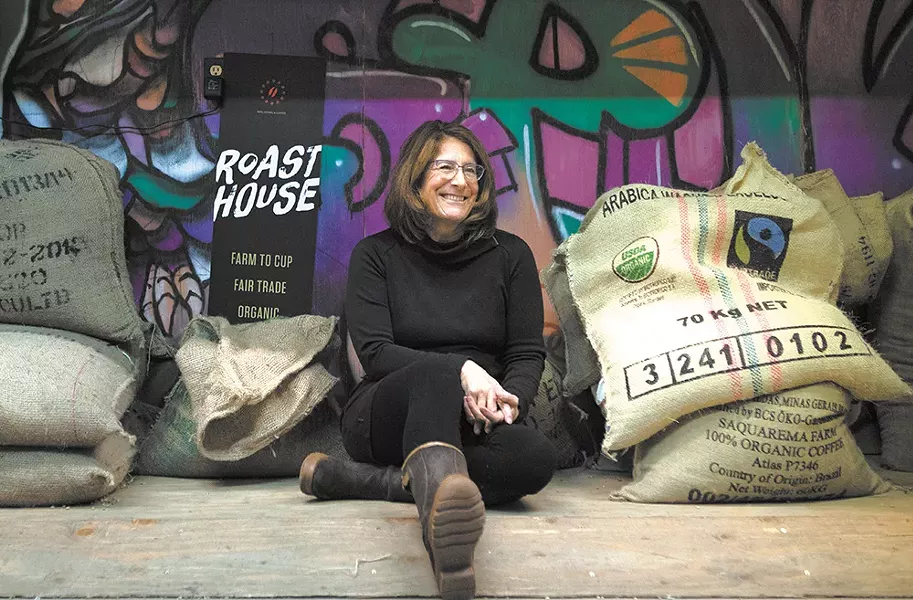 Deborah Di Bernardo, owner of Roast House Coffee, only uses organic, fair trade, shade-grown coffee. - KRISTEN BLACK