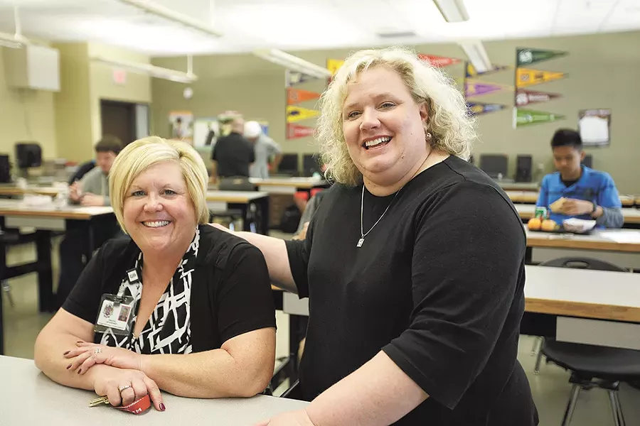 Rogers Principal Lori Wyborney: "When there's no food on the table... school really becomes a secondary thing." - YOUNG KWAK