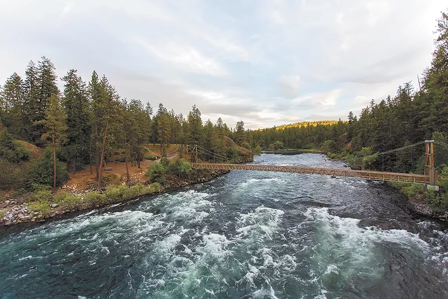 The Spokane River provides habitat for aquatic life, recreation and is a defining feature of the region. But its flow levels have been declining. - MATT WEIGAND