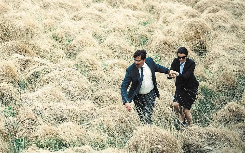 Colin Farrell and Rachel Weisz in The Lobster.