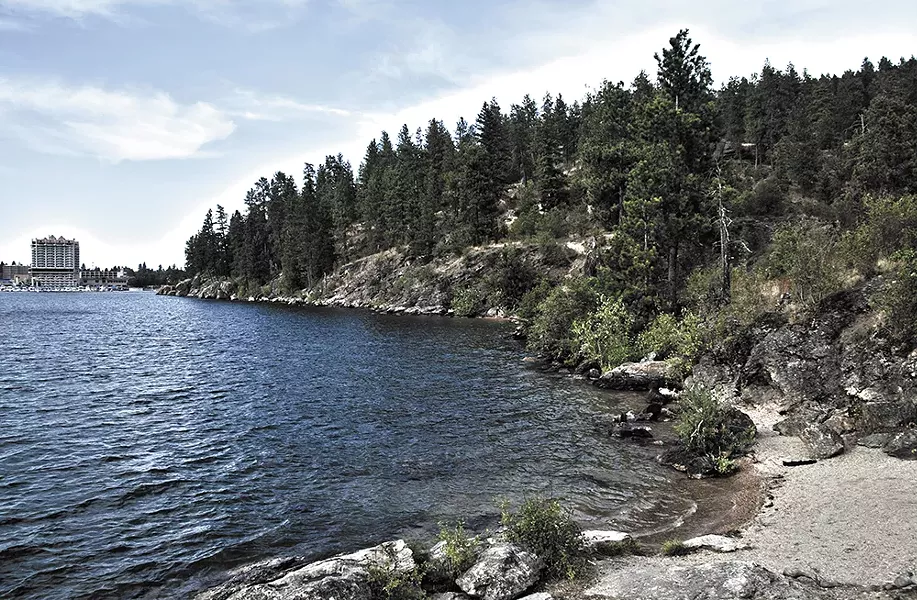 Despite the region’s polluted history, Lake Coeur d’Alene is a major tourist draw.