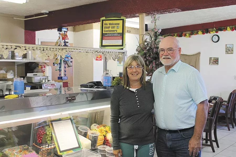 Penny Hume and Oral Hamilton opened Slice and Grind after falling in love with Amish-style meats and cheeses. - FRANNY WRIGHT