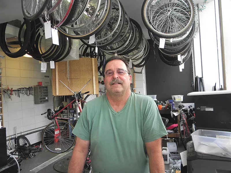 Got a problem with your bike? Doug Porter at Mosaic Community Bike shop can fix it. - JAKE THOMAS