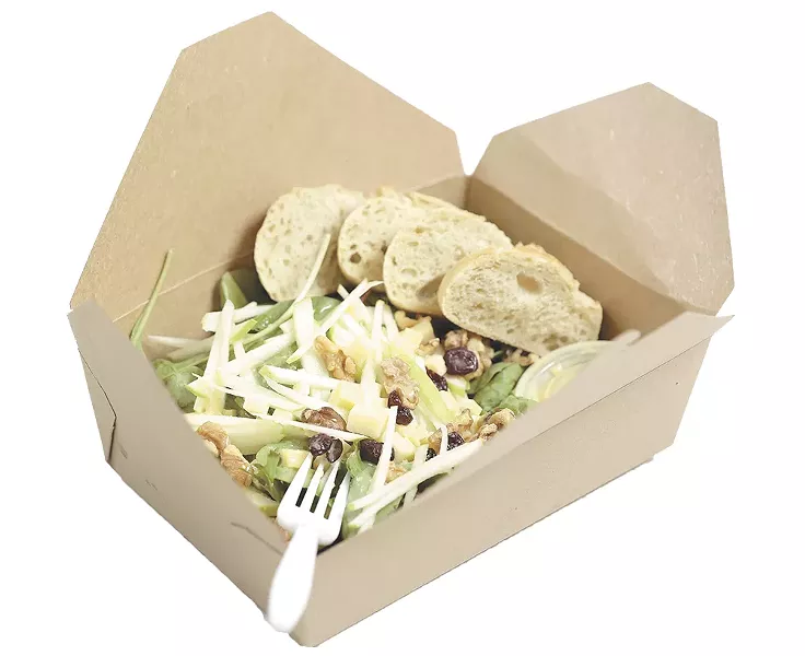 The white cheddar-and-apple salad from Mizuna. - YOUNG KWAK