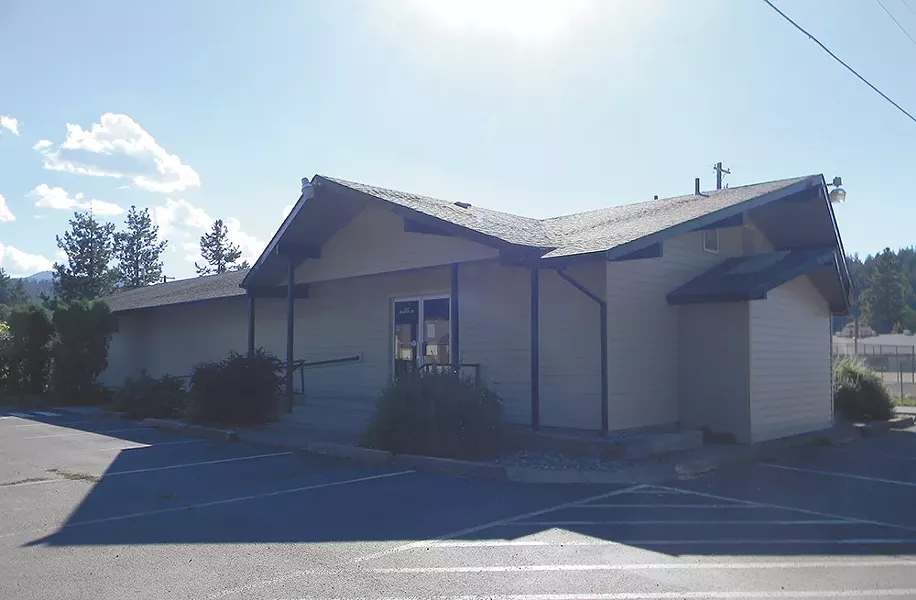 After being raided by federal agents, Rafael Beier's clinic in Pinehurst was shuttered. The interior of the building is now empty and a note is posted on the door directing patients to other doctors. - JAKE THOMAS