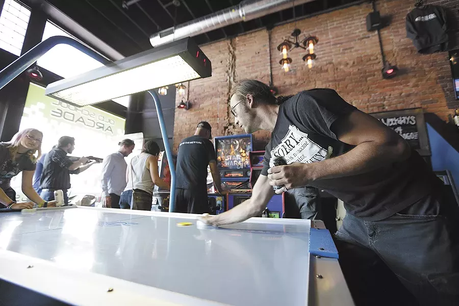 Gamers features a mix of old-school games.