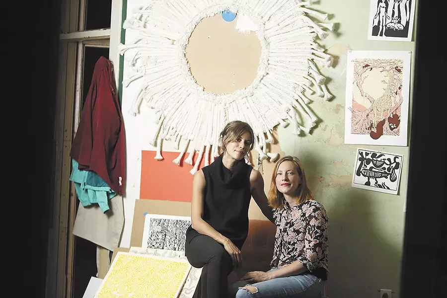 Richmond Art Collective co-founders Anne-Claire Mitchell (left) and Rebecca Chadwell. - YOUNG KWAK