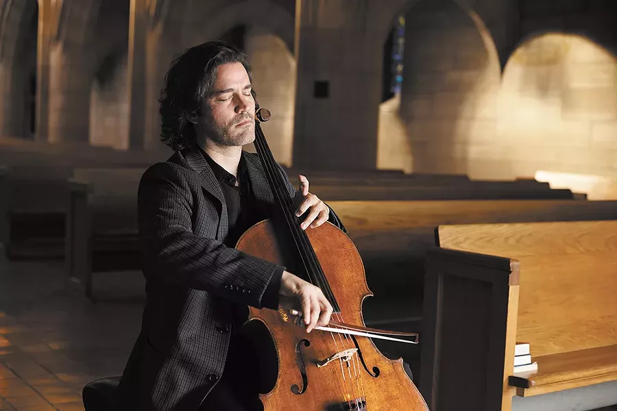 Zuill Bailey, the Northwest Bach Festival’s artistic director, at St. John’s Cathedral. - YOUNG KWAK