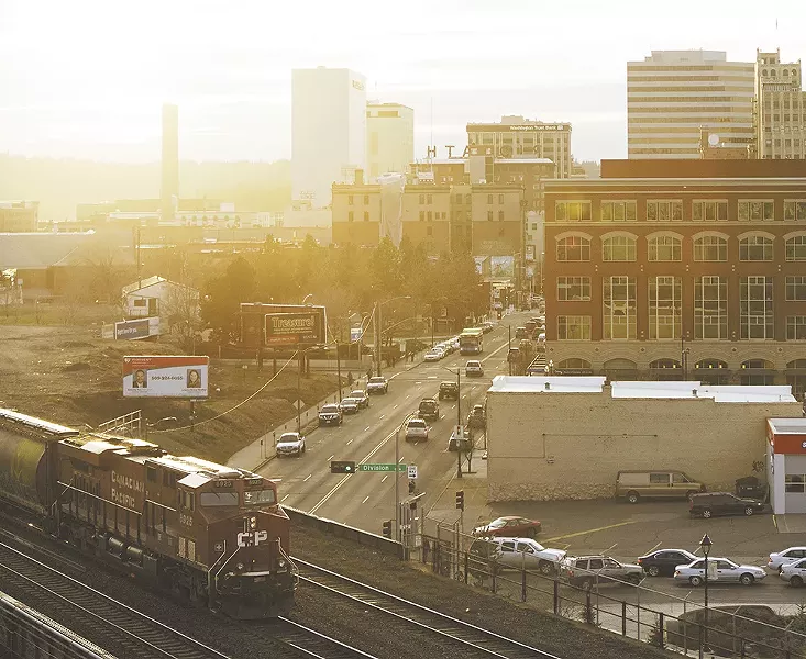 The view west from the Edge Lofts. - YOUNG KWAK