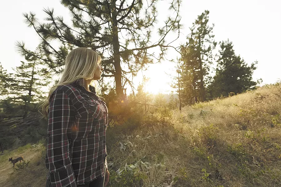 Tiffany Harms taking on the Stevens Creek Trail. - YOUNG KWAK