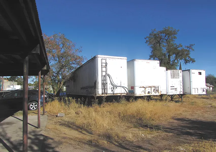 If Community Frameworks had been able to partner with a land bank a few months ago, it might have been able to build townhomes on this property. - DANIEL WALTERS