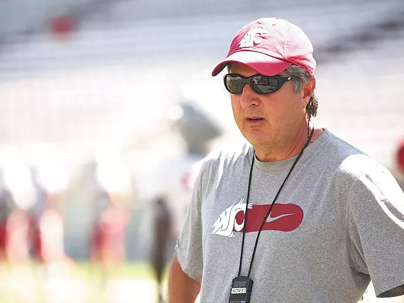 WSU football coach Mike Leach