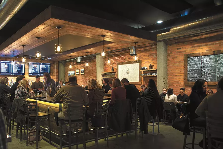 Tapped occupies the space between casual and high-end dining in Moscow. - TARYN PHANEUF