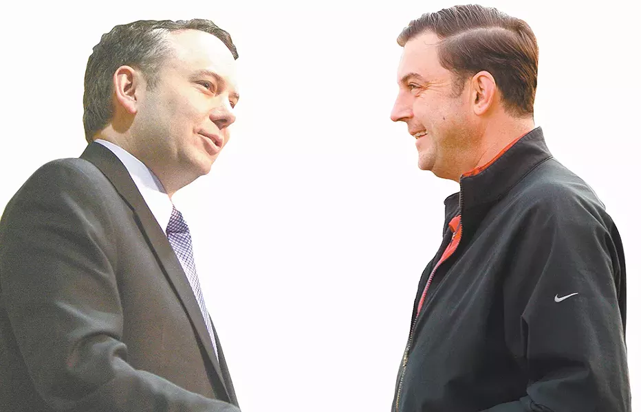 After fighting for months amid the police chief scandal, Mayor David Condon and City Council President Ben Stuckart have agreed to hit the "reset button" and focus on economic development.