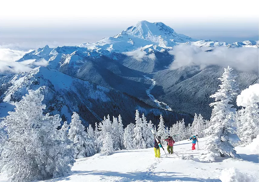 Crystal Mountain near Mt. Rainier. - REID PITMAN PHOTO
