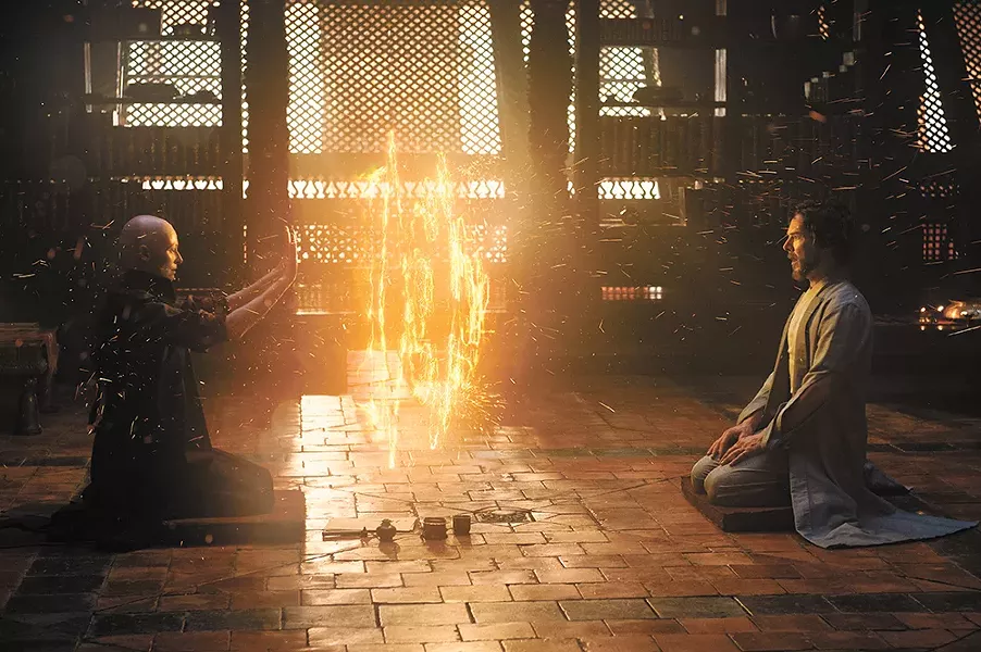 Benedict Cumberbatch gets magical in Doctor Strange.