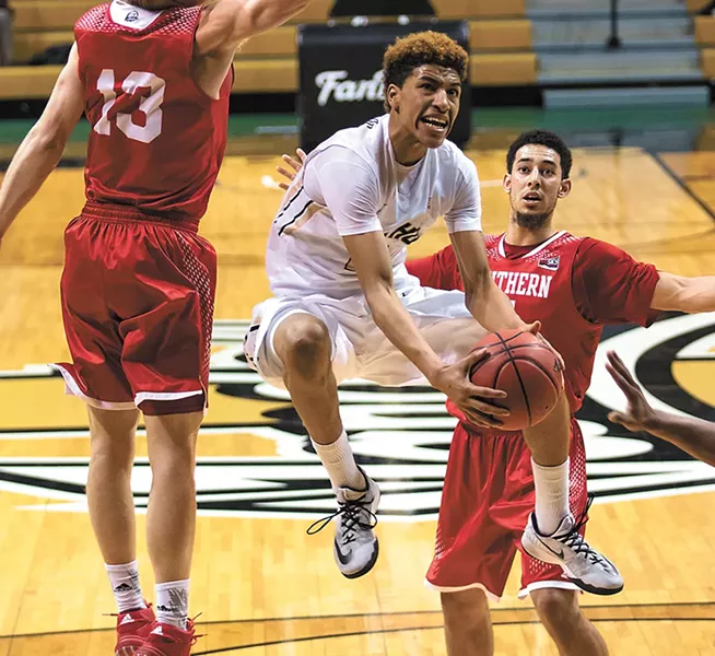 Idaho guard Victor Sanders - SPENCER FARRIN