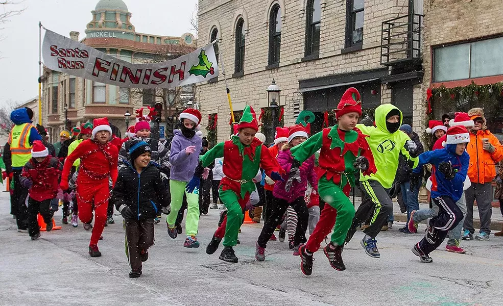 Jingle and jog during the YMCA of the Palouse's annual Jingle Bell Fun Run.
