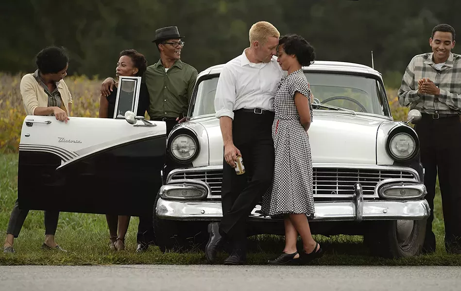 Joel Edgerton (front left) and Ruth Negga both shine in Loving.
