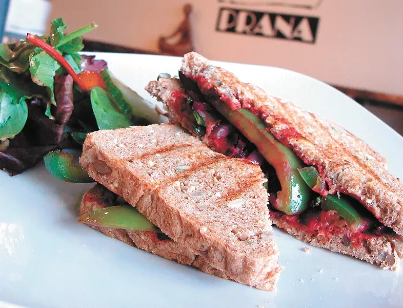 Prana's menu is focused on "clean eating." - CARRIE SCOZZARO