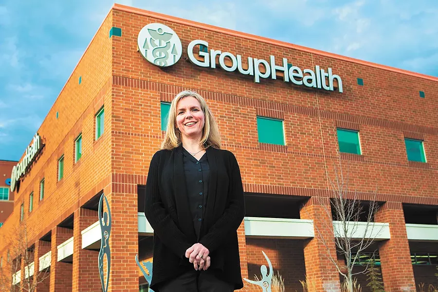 Kelly Stanford, Group Health's vice president of clinical operations and market integration, says it's important for patients to be involved in their own health care. - KRISTEN BLACK