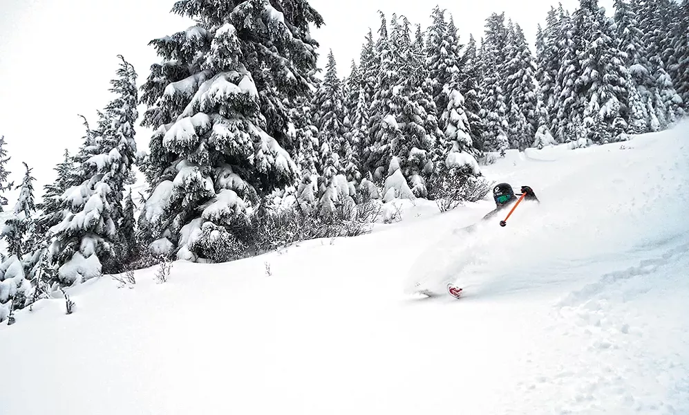 The conditions Dec. 4 on Silver Mountain.