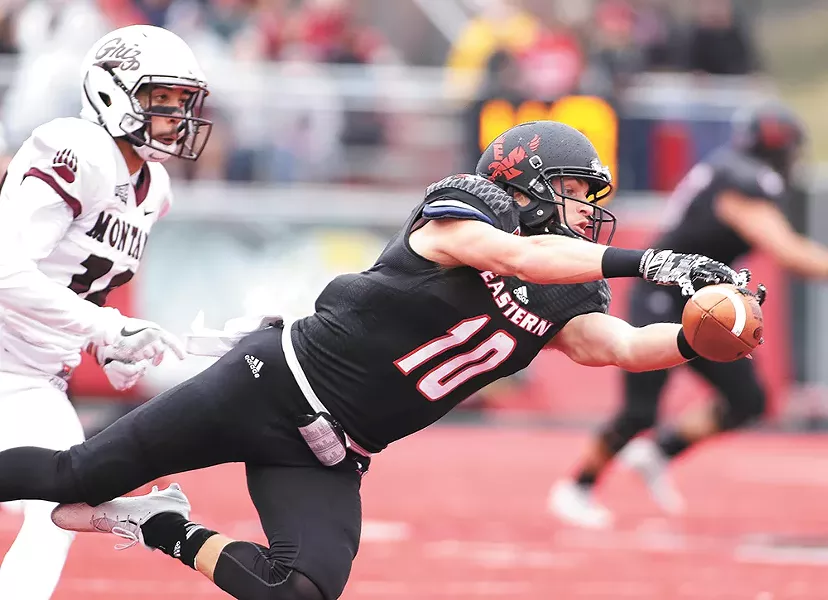 Cooper Kupp's historic career ended in Cheney on Saturday. - YOUNG KWAK