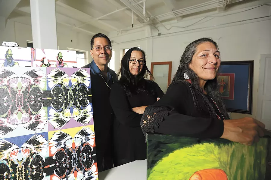 FROM LEFT: Jeff Ferguson, Alix Voorhees and Diane Covington - YOUNG KWAK