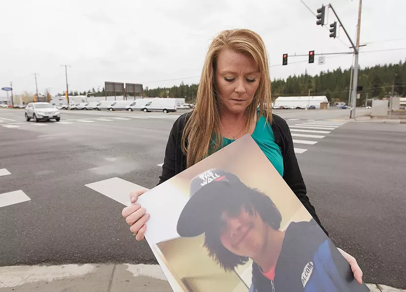 Ryan Holyk's mom, Carrie Thomson