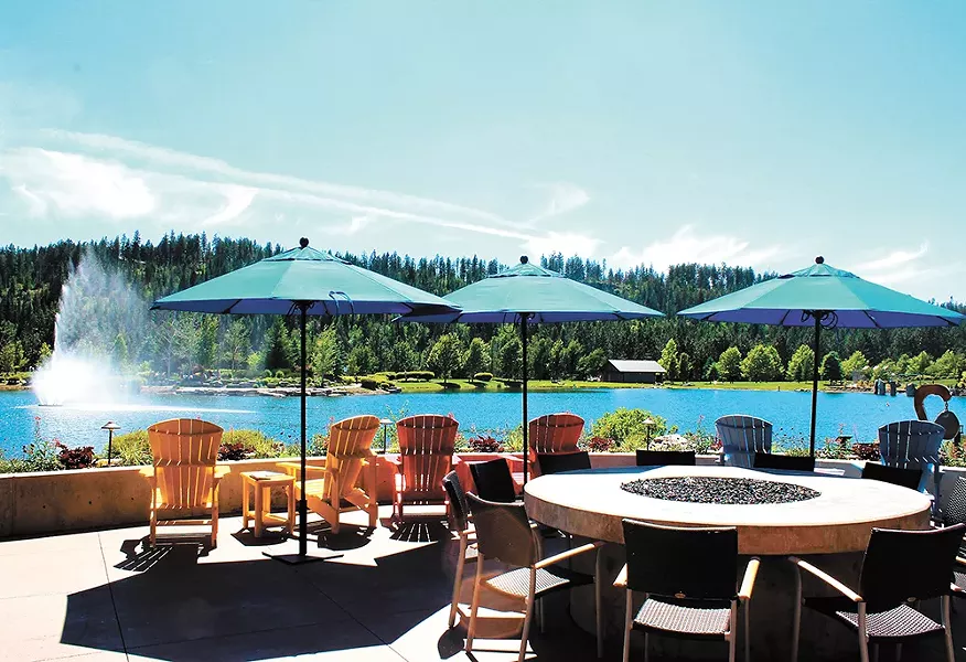 The view from the patio at the new Anthony's in Coeur d'Alene.