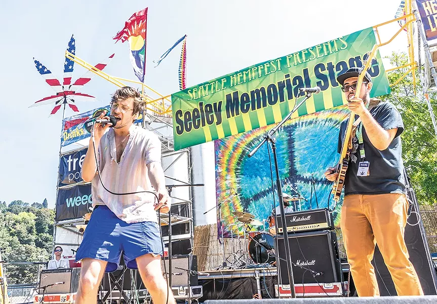 Seattle Hempfest is set for Aug. 18-20. - MARK GLADDING