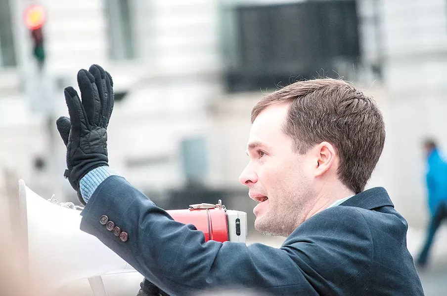 Andrew Biviano took over this year as chair of the local Democratic Party. - DANIEL WALTERS